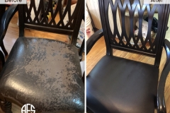 Arm-chair-seat-replacing-change-upholstery-peeling-vinyl
